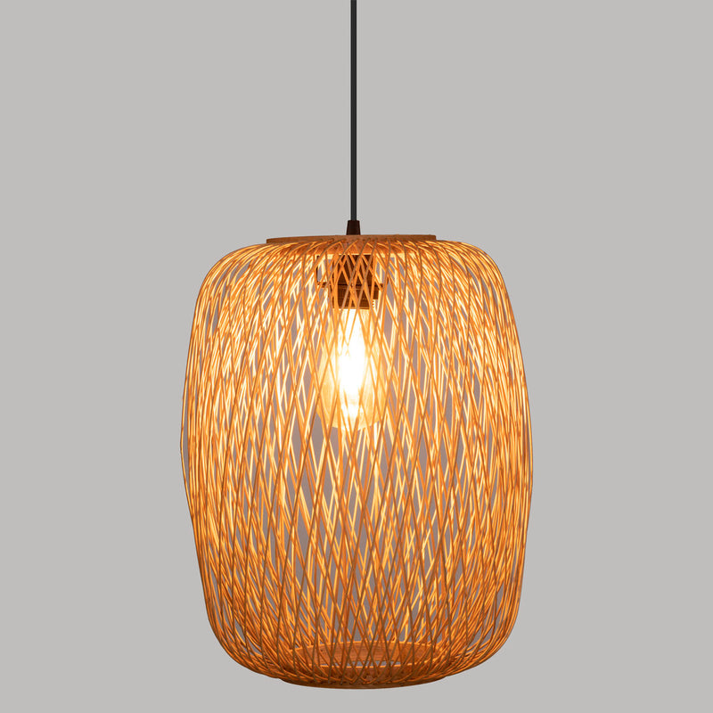 Lampa wisząca bambusowa SINDY, Ø 30 cm