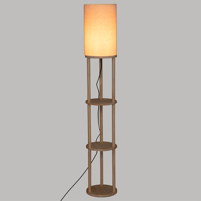 Lampa podłogowa BETTY z lnianym kloszem, 150 cm