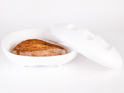 Pojemnik na pieczywo MANNA, chlebak - kolor biały, KOZIOL