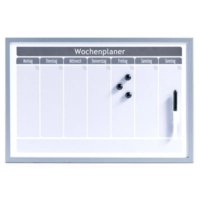 Tablica magnetyczna WOCHENPLANER + 3 magnesy, 60x40 cm, ZELLER