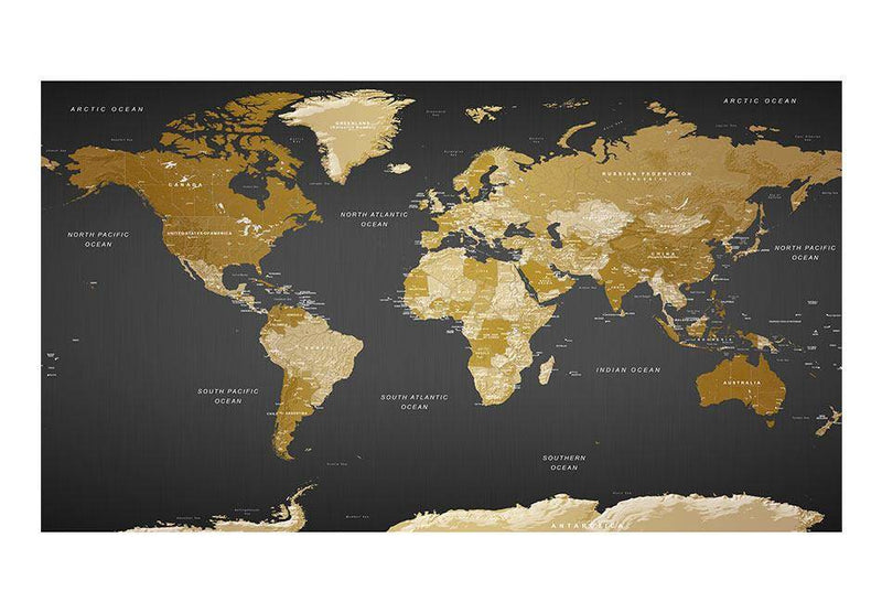 Fototapeta XXL - Mapa świata: Nowoczesna geografia II