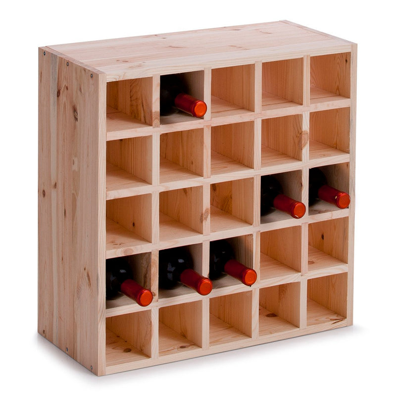 Drewniany stojak na wino, 25 butelek, ZELLER