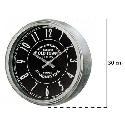 Zegar ścienny OLD TOWN, okrągły, Ø 30 cm
