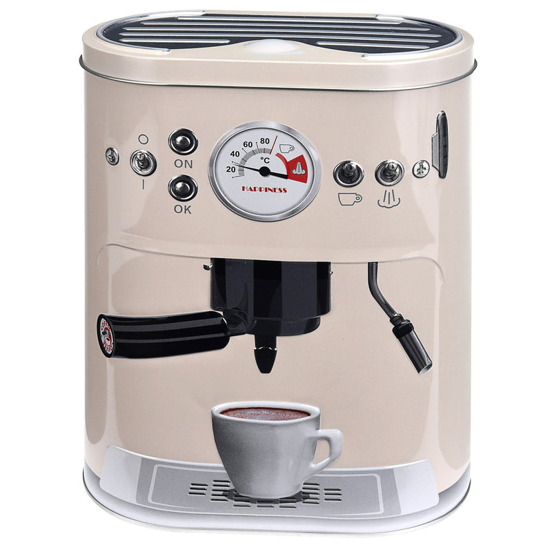 Puszka na żywność COFFEE MACHINE, pojemnik kuchenny, rozmiar M