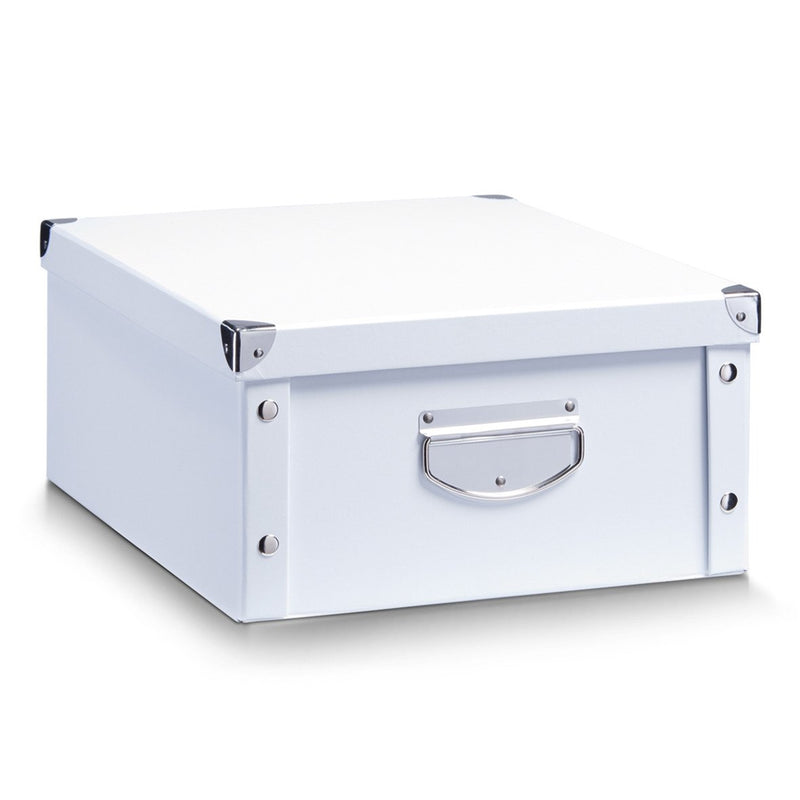Pudełko do przechowywania, 40x33x17 cm, kolor biały, ZELLER