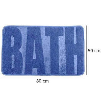 Dywanik łazienkowy BATH FJORD BLUE, 80 x 50 cm, WENKO