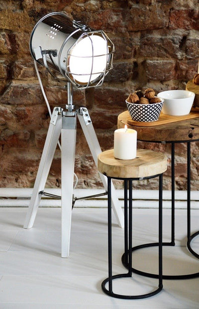Metalowa lampka INDUSTRIAL LOOK stołowa, stojąca
