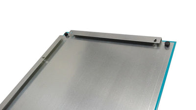 Szklana tablica magnetyczna, szara + 3 magnesy, 60x40 cm, ZELLER
